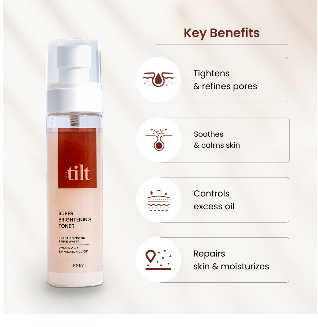 Tilt Super Brightening Toner — key benefits